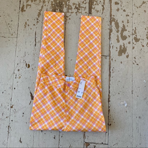 UO Urban Outfitters Ingrid Plaid Straight Leg Y2K Pants Leggings NWT - Picture 6 of 12